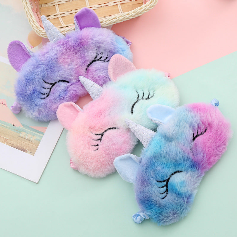 Cute Unicorn Plush Sleep Eye Mask