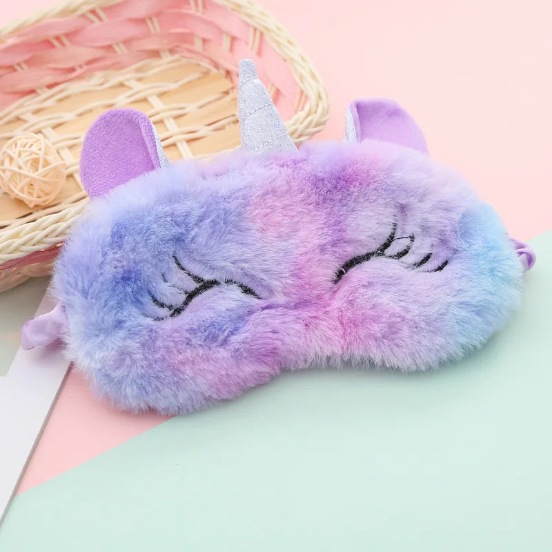 Cute Unicorn Plush Sleep Eye Mask