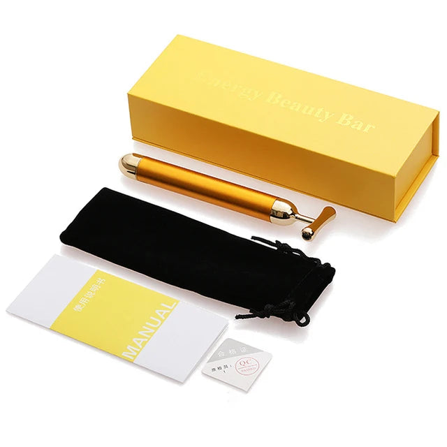 24K Gold Facial Massage Energy Bar