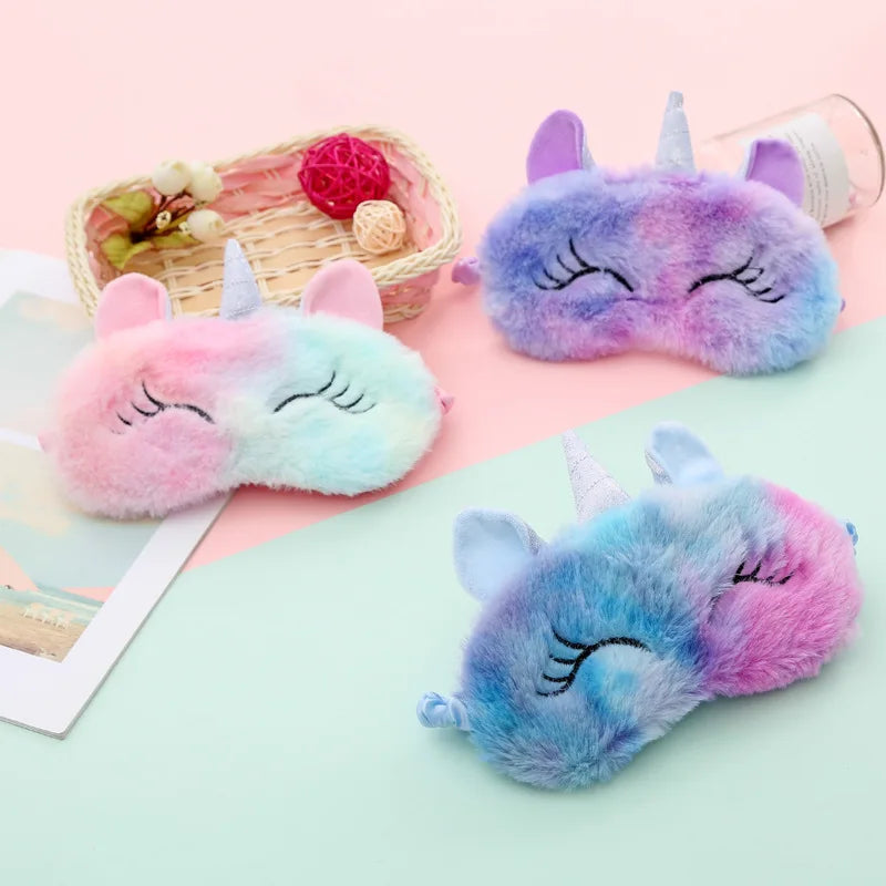 Cute Unicorn Plush Sleep Eye Mask