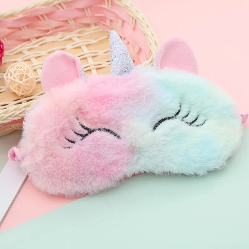 Cute Unicorn Plush Sleep Eye Mask