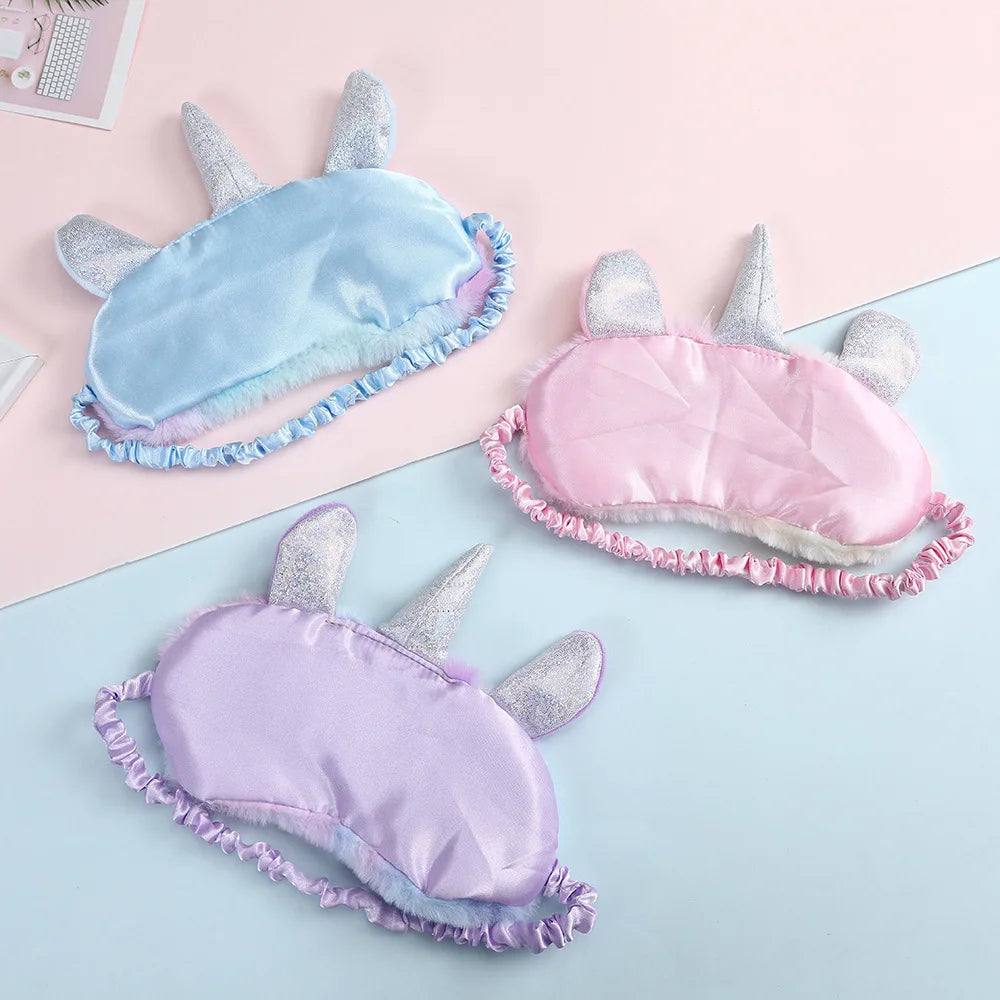 Cute Unicorn Plush Sleep Eye Mask