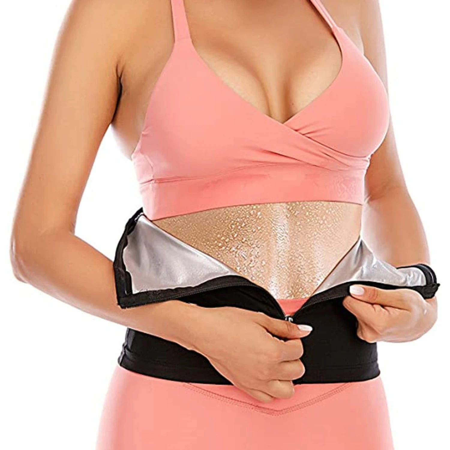 Zipper Waist Support Belt