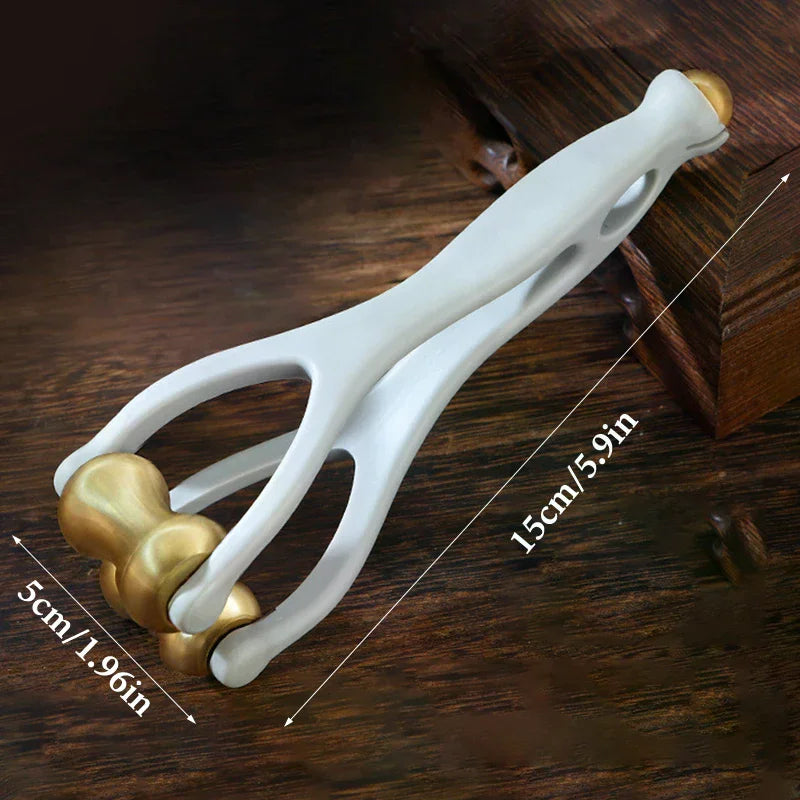 Dual-Row Finger Massage Roller