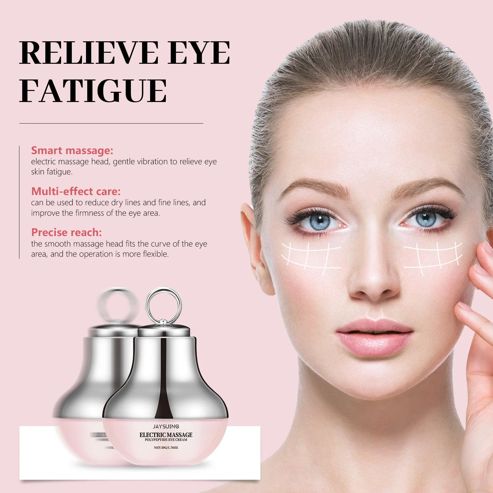 Electric Roller Eye Cream - Firming Anti-Aging Treatment with Massage