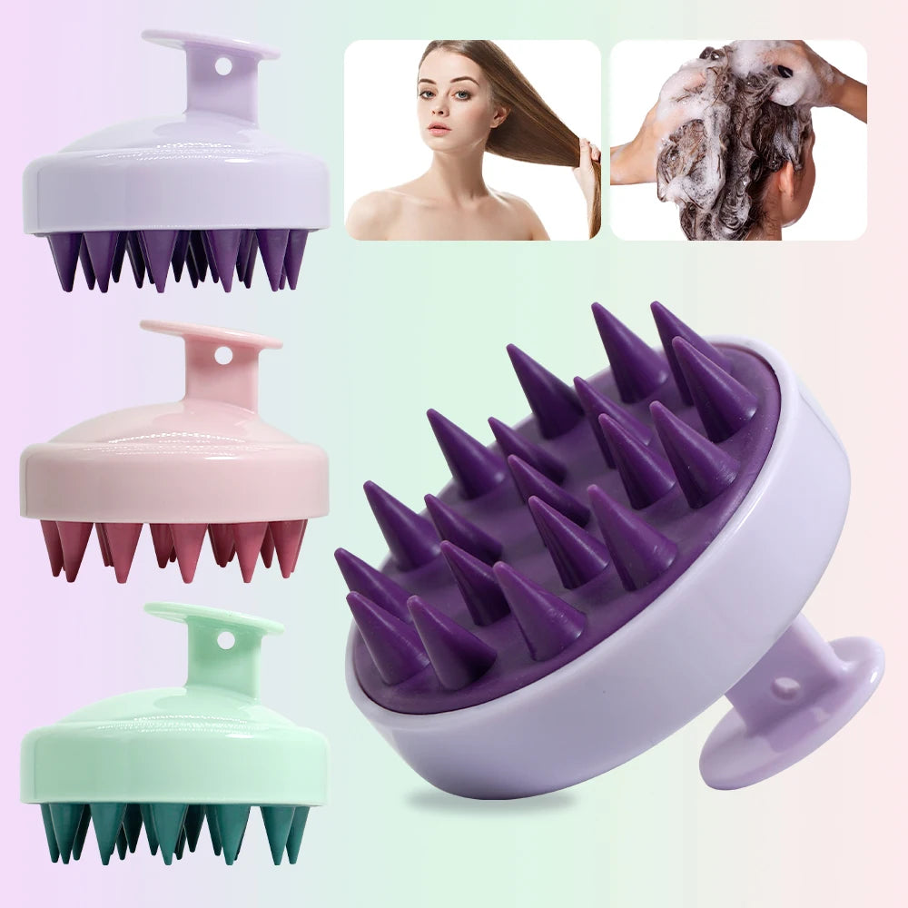 Silicone Scalp Shampoo Massage Brush
