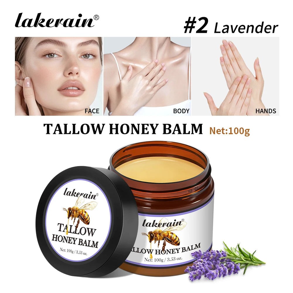 Tallow Honey Balm - Nourishing Cream for Dry & Itchy Skin