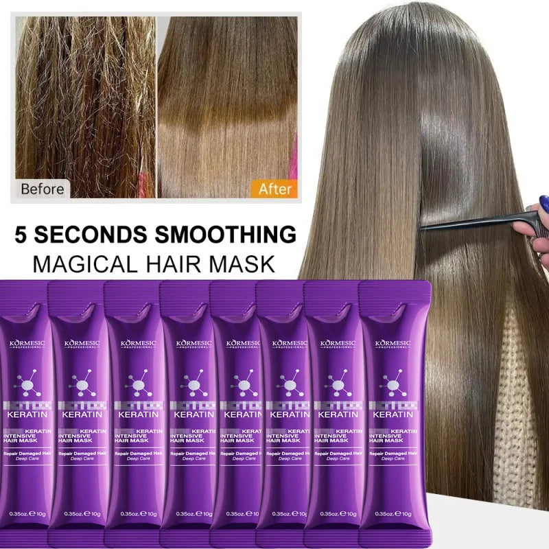 5-Second Magic Hair Mask Travel Pack - Portable Repair for On-the-Go
