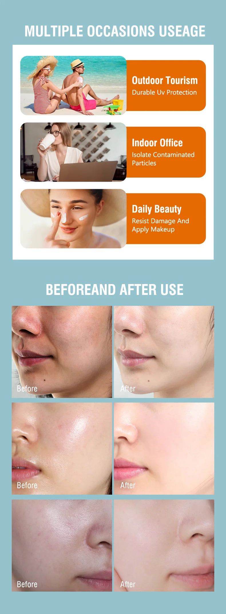 SPF 90+ Waterproof Sunscreen - Face & Body UV Protection