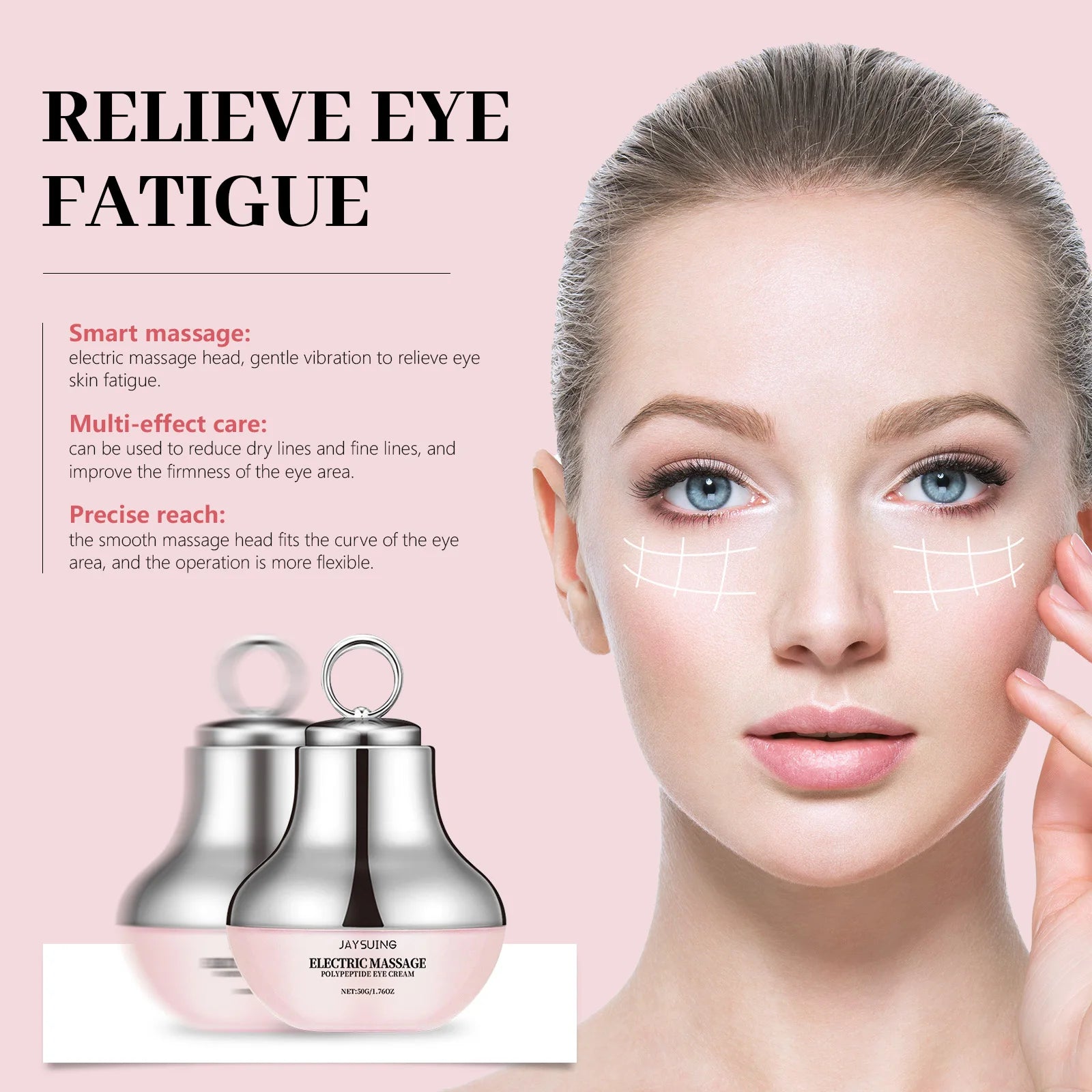 Electric Roller Eye Cream - Firming Anti-Aging Treatment with Massage