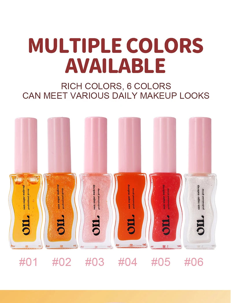 Honey Essence Lip Oil - Moisturizing Fruity Shimmer Gloss