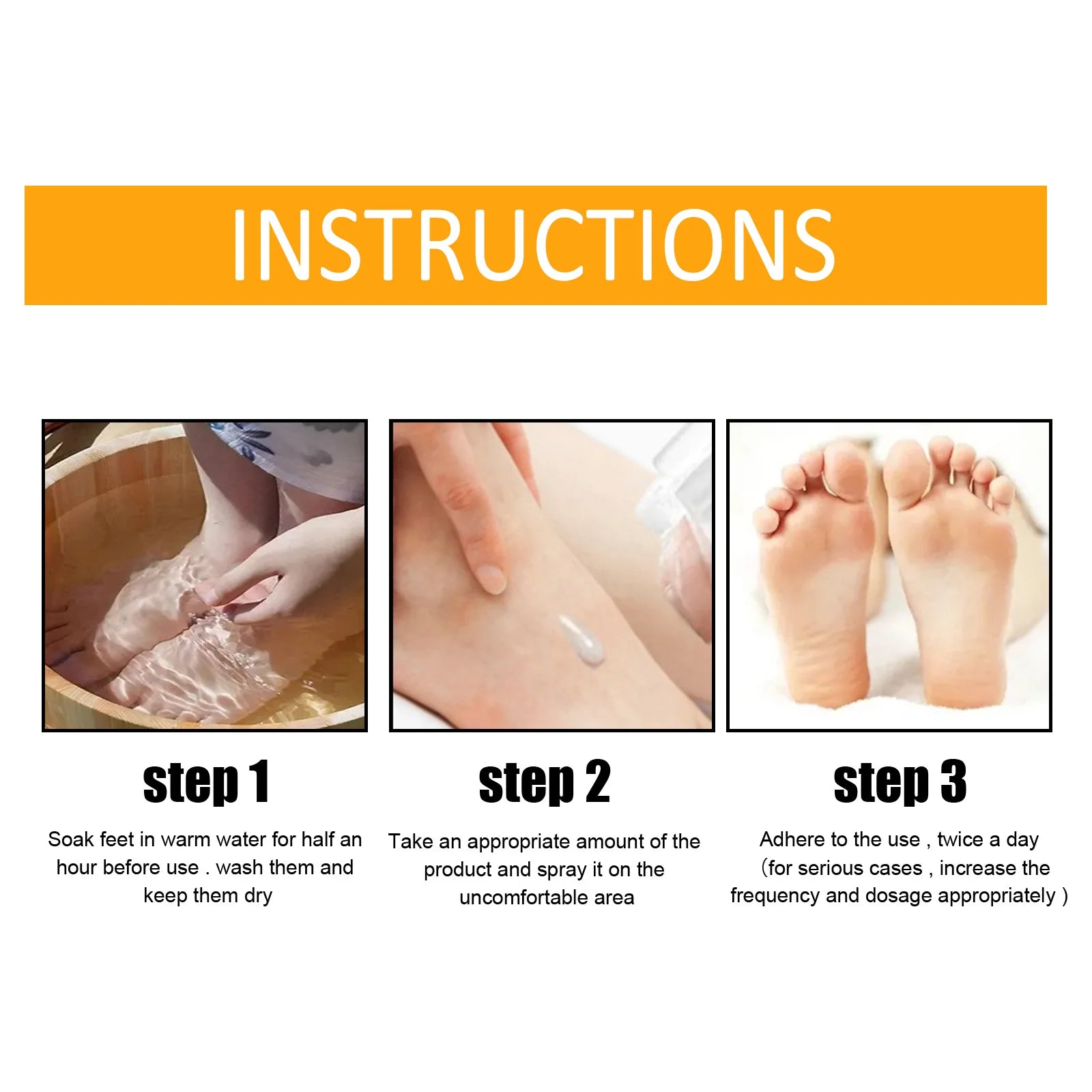 Herbal Foot Cream Spray - Anti-Crack Heel Repair & Exfoliation (100ml)