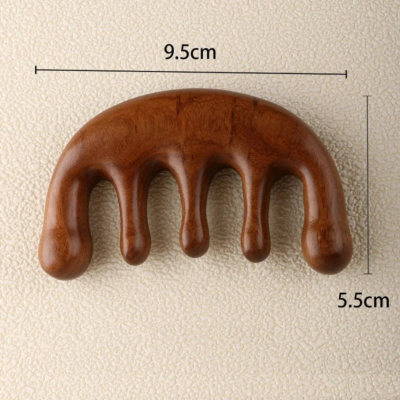 Wooden Scalp Massage Comb (Small)