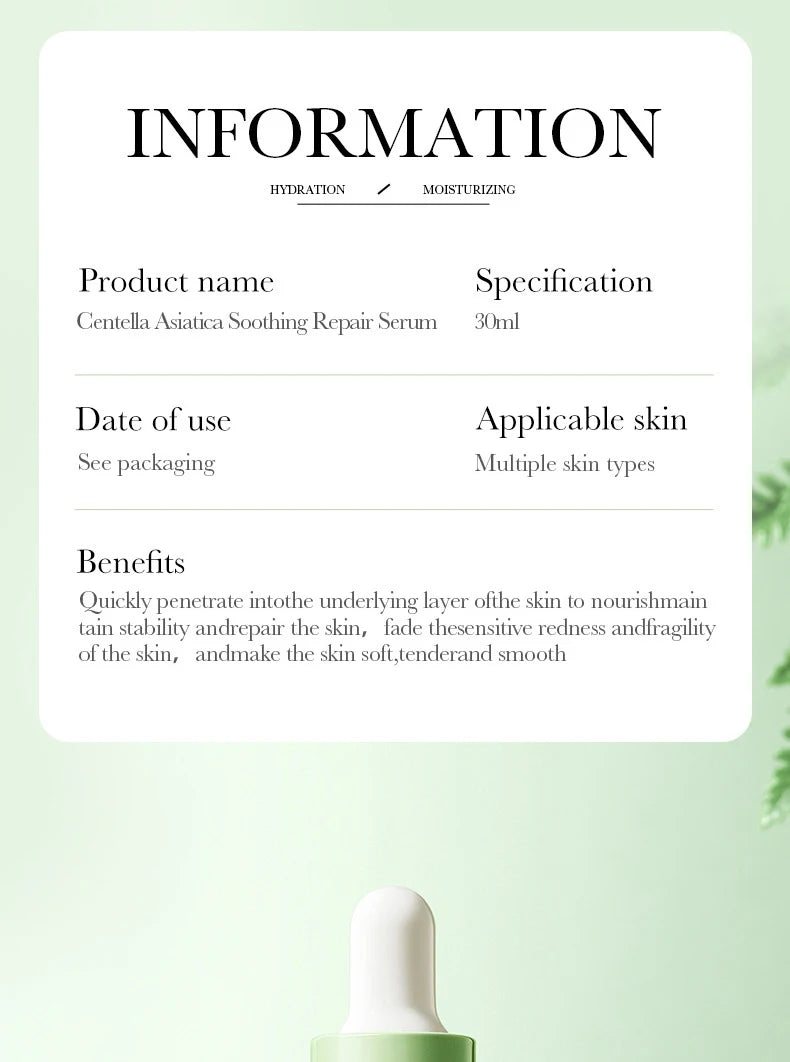 Centella Face Serum - Hydrating & Firming Essence