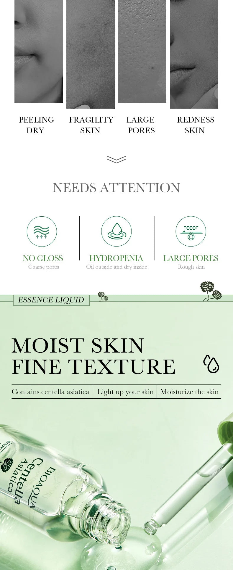 Centella Face Serum - Hydrating & Firming Essence