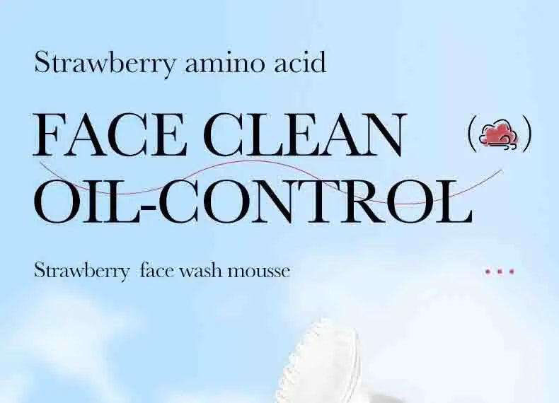 Fruit Infusion Facial Cleansing Mousse - Hydrating & Gentle Massage Foam