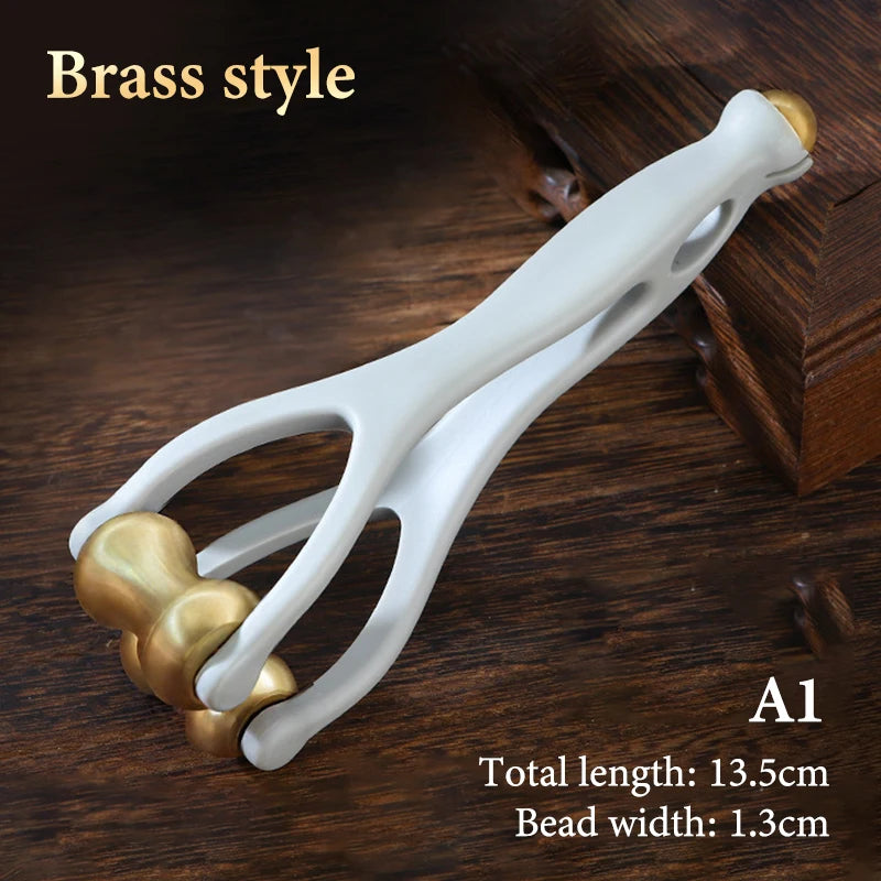 Dual-Row Finger Massage Roller