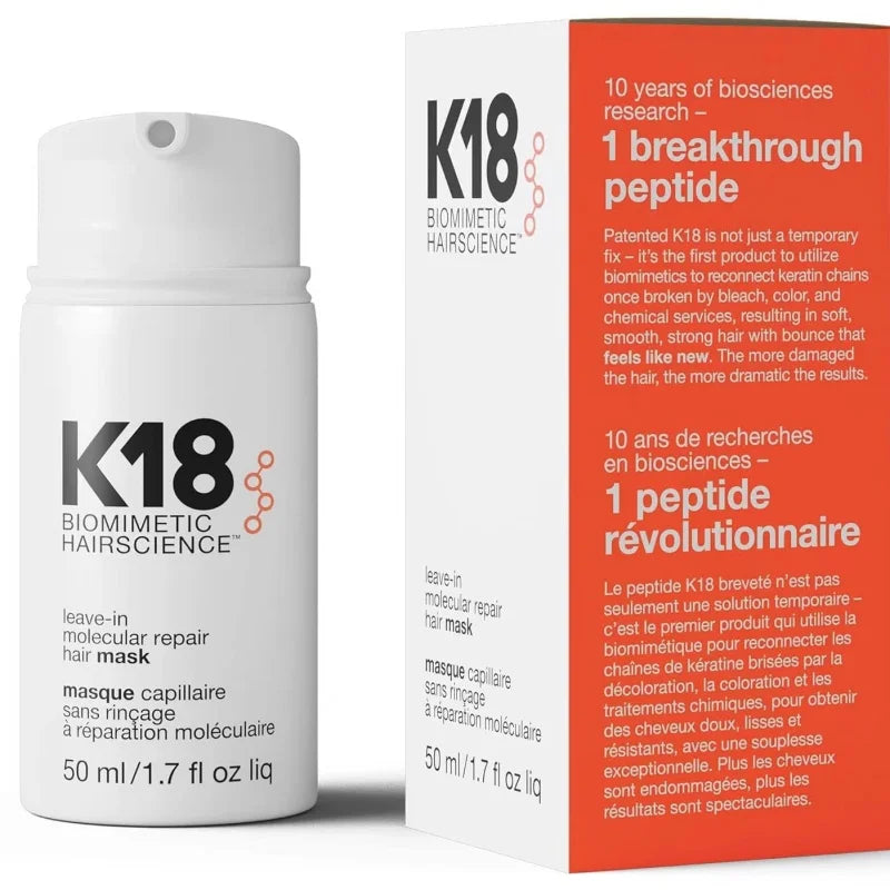 Molecular Repair Leave-In Hair Mask - Deep Keratin Treatment for Healthy Hair