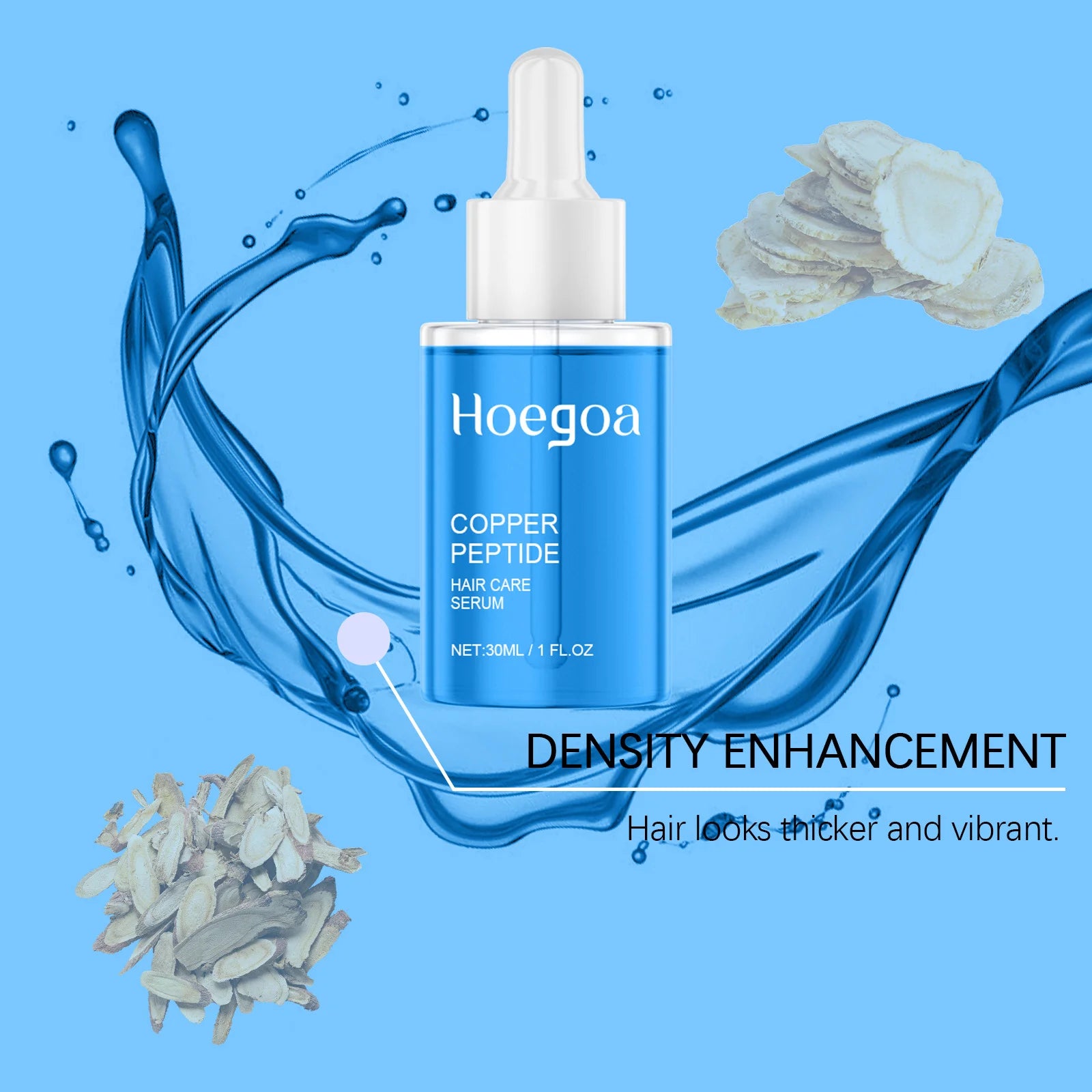 Copper Peptide Advanced Hair Growth Serum - Root Strengthening & Repair Essence