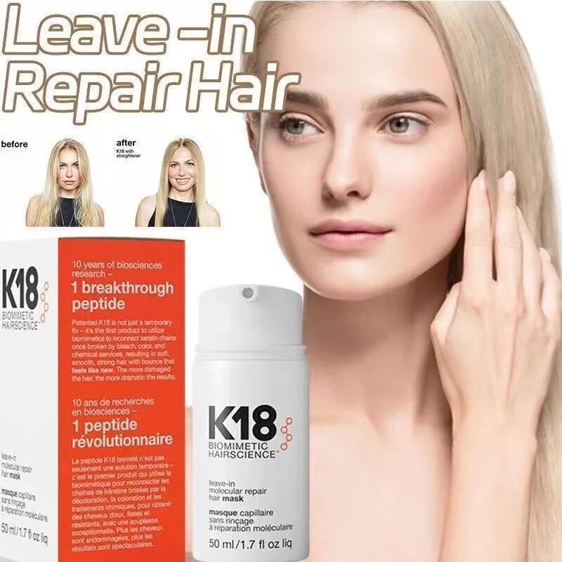 Molecular Repair Leave-In Hair Mask - Deep Keratin Treatment for Healthy Hair