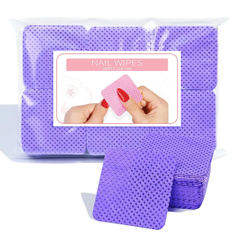 Lint-Free Nail Wipes (300pcs Pack)