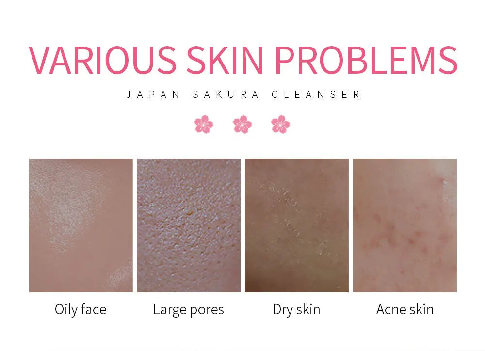 Sakura Whitening Facial Cleanser - Brightening Foam