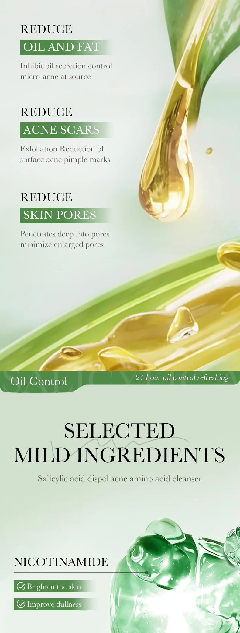 Salicylic Acid Facial Cleanser - Deep Cleansing Foam