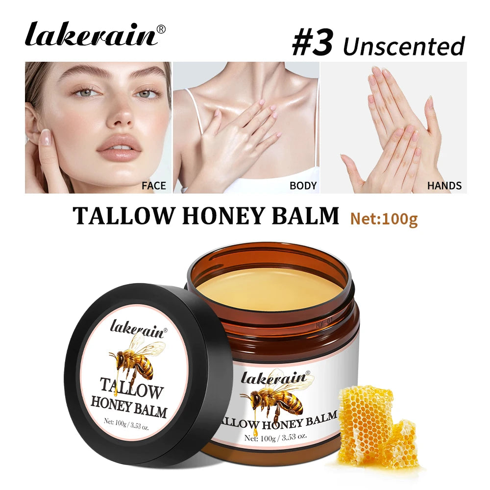 Tallow Honey Balm - Nourishing Cream for Dry & Itchy Skin