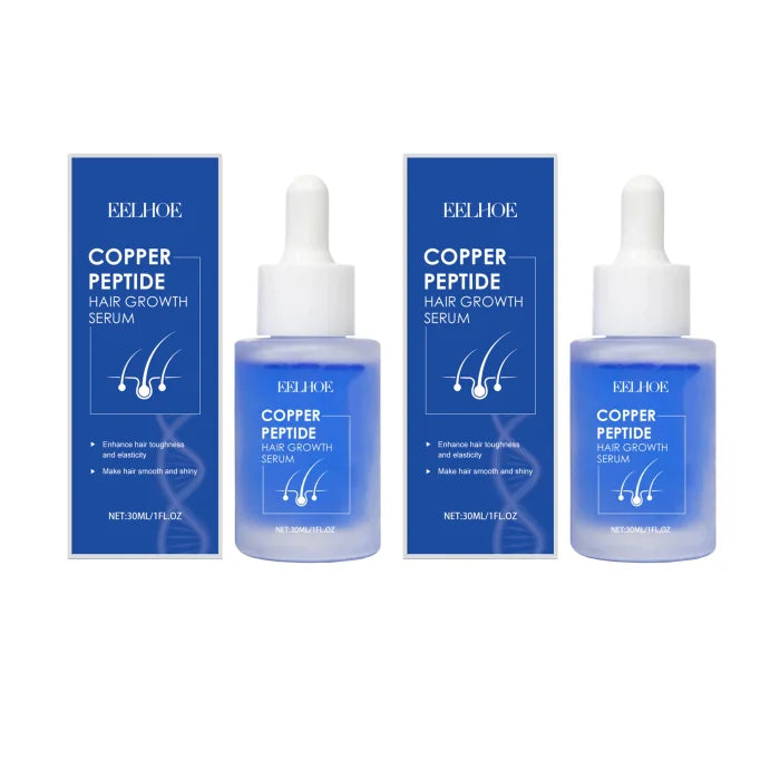 Blue Copper Peptide Hair Growth Serum - Strengthening & Anti-Hair Loss Essence