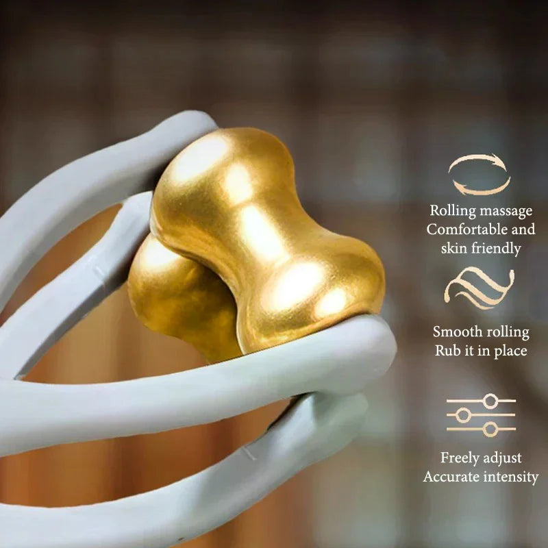 Dual-Row Finger Massage Roller