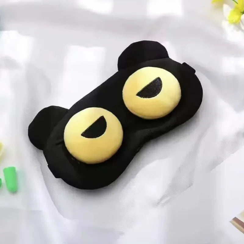 Cute Warm Compress Sleep Eye Mask