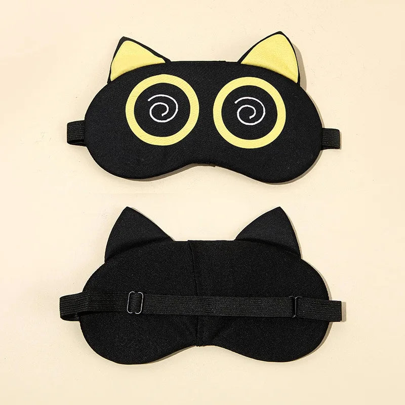 Cute Cartoon Polyester Sleep Eye Mask