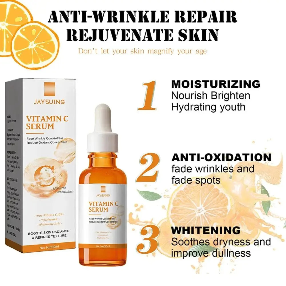 High-Potency Vitamin C Serum: Anti-Aging &amp; Wrinkle Remover Face Essence.