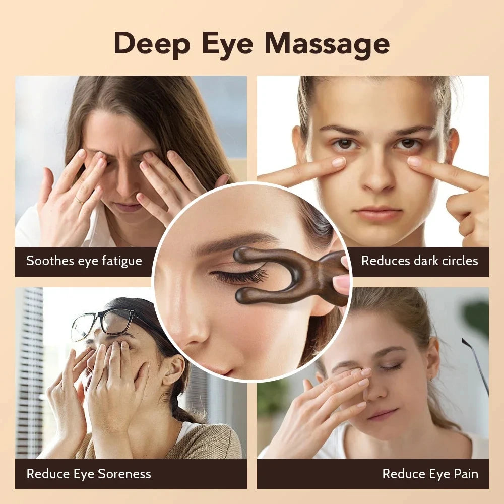 Sandalwood Frog Facial Massager