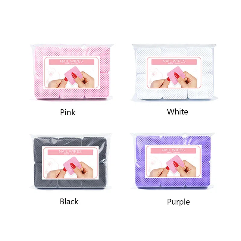 Lint-Free Nail Wipes (300pcs Pack)