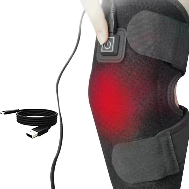 USB Heated Knee Wrap (3-Level Warmth)