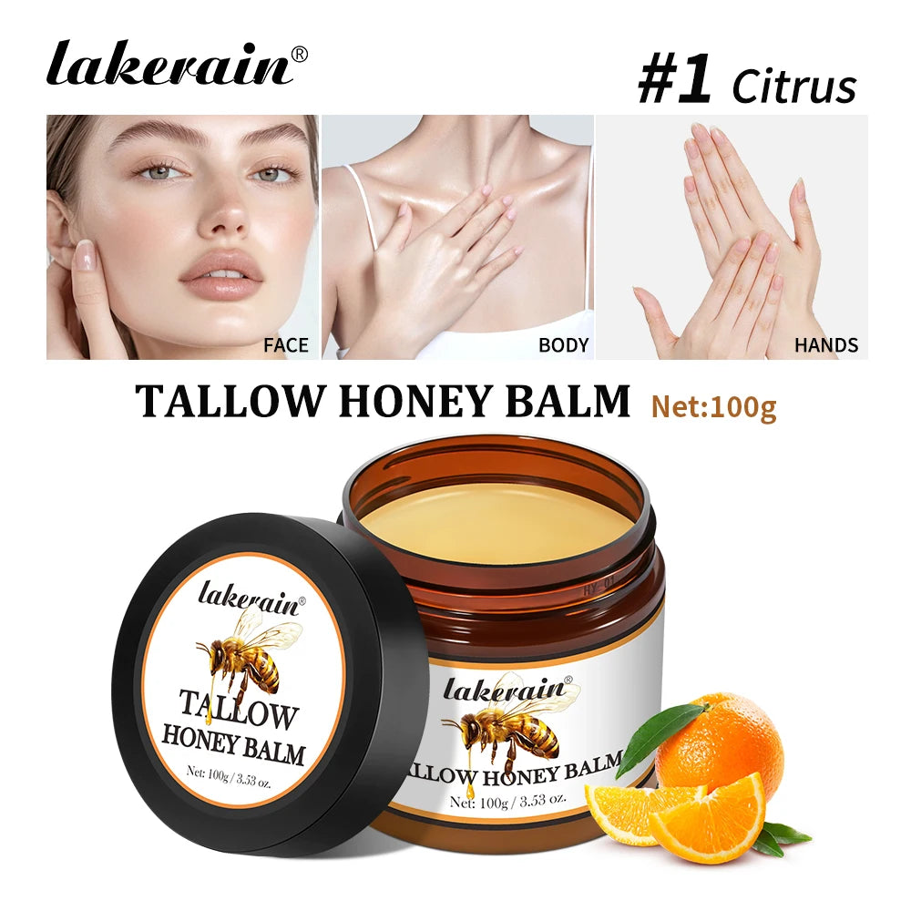 Tallow Honey Balm - Nourishing Cream for Dry & Itchy Skin