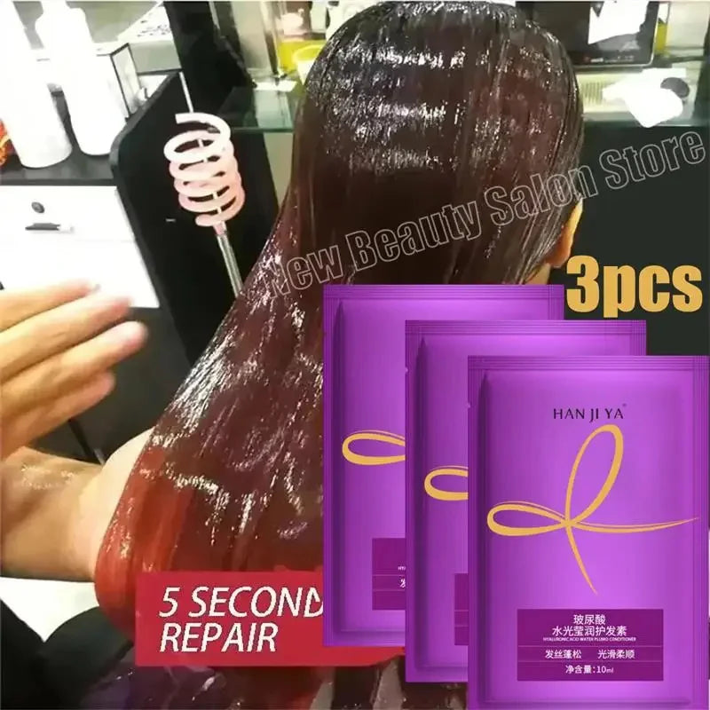 5-Second Magic Keratin & Collagen Hair Mask - Instant Repair for Frizzy & Damaged Hair (3pcs)