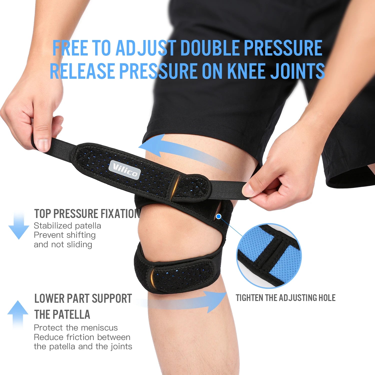 Adjustable Knee Strap Band