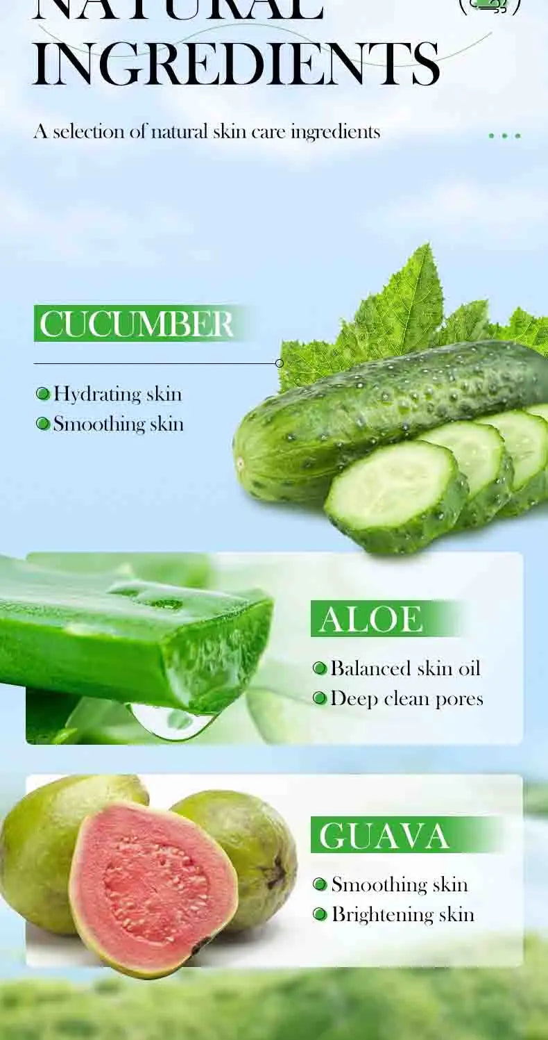 Fruit Infusion Facial Cleansing Mousse - Hydrating & Gentle Massage Foam