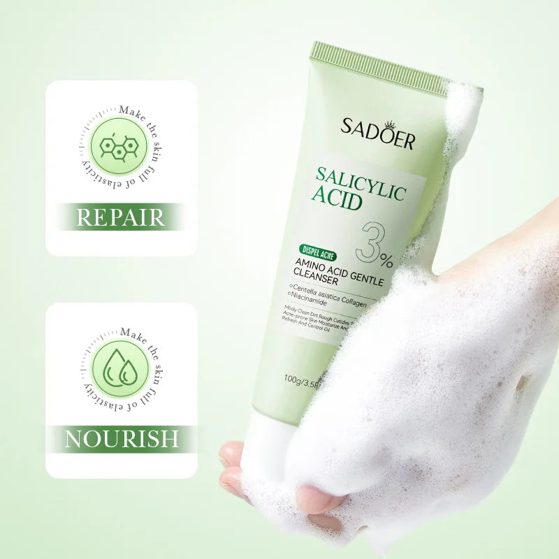 Salicylic Acid Facial Cleanser - Deep Cleansing Foam