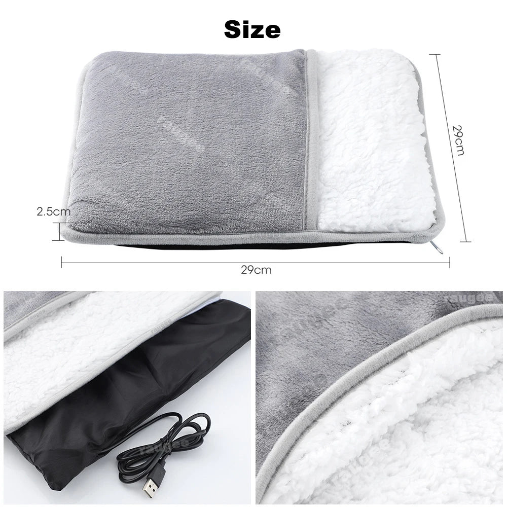 USB Plush Foot Heating Pad