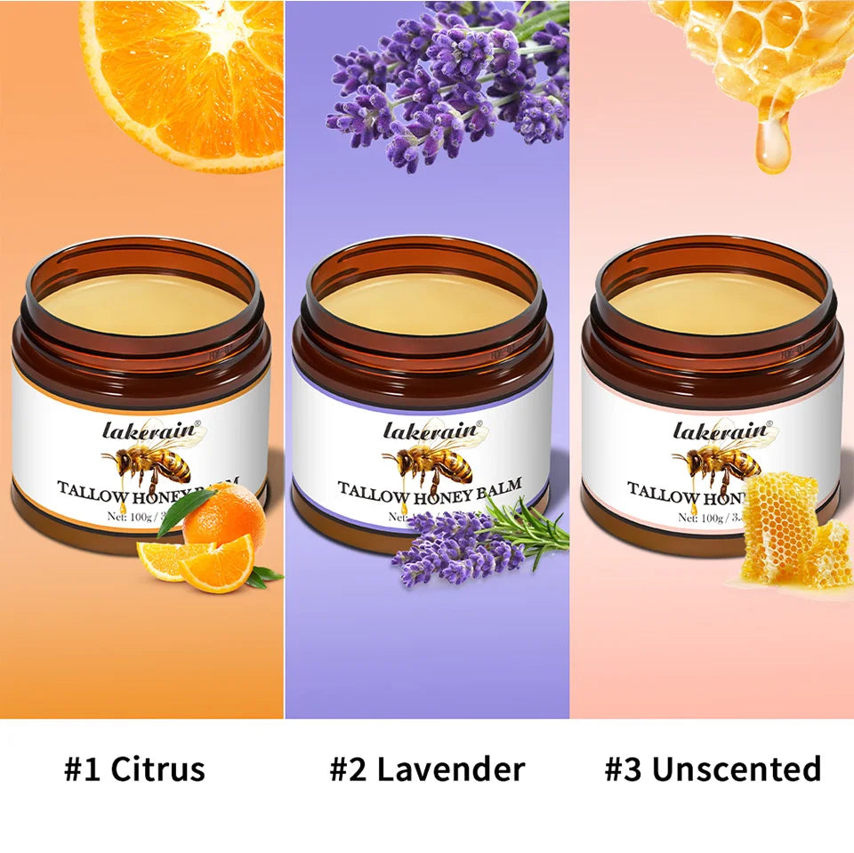 Tallow Honey Balm - Nourishing Cream for Dry & Itchy Skin