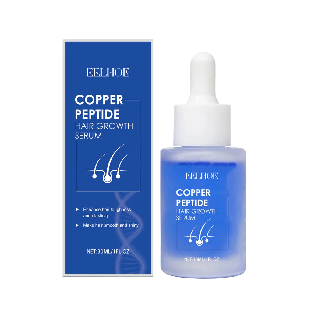 Blue Copper Peptide Hair Growth Serum - Strengthening & Anti-Hair Loss Essence