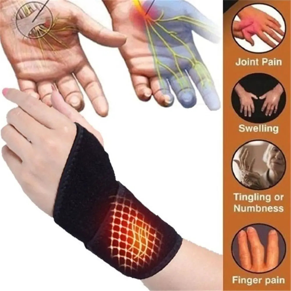 Thermal Wrist Support Wrap (Tourmaline Blend)