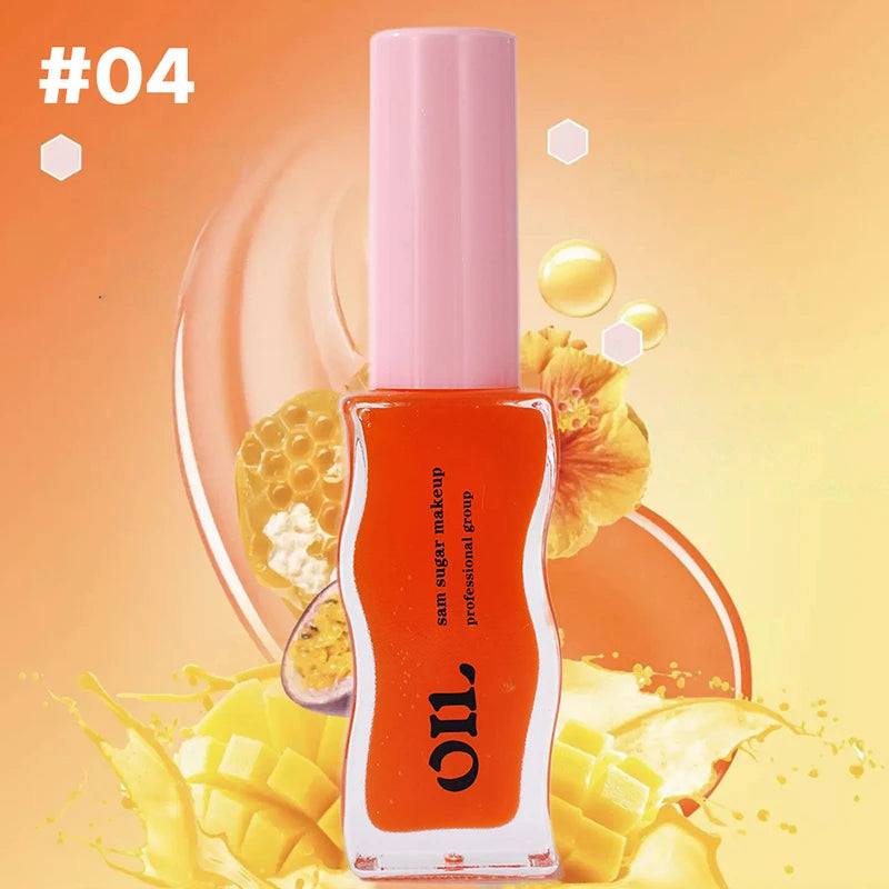 Honey Essence Lip Oil - Moisturizing Fruity Shimmer Gloss