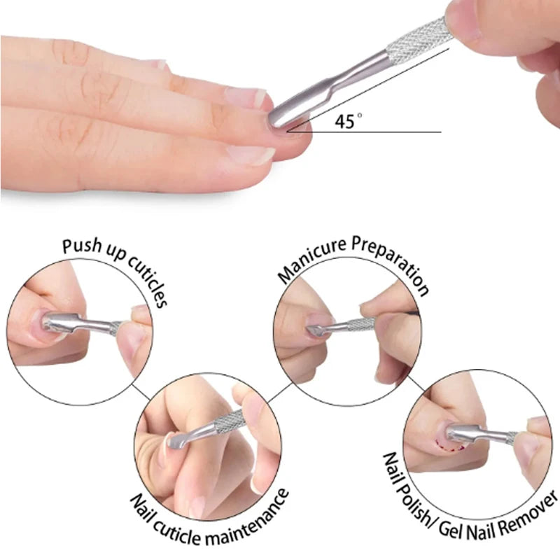 Stainless Steel Cuticle Care Kit