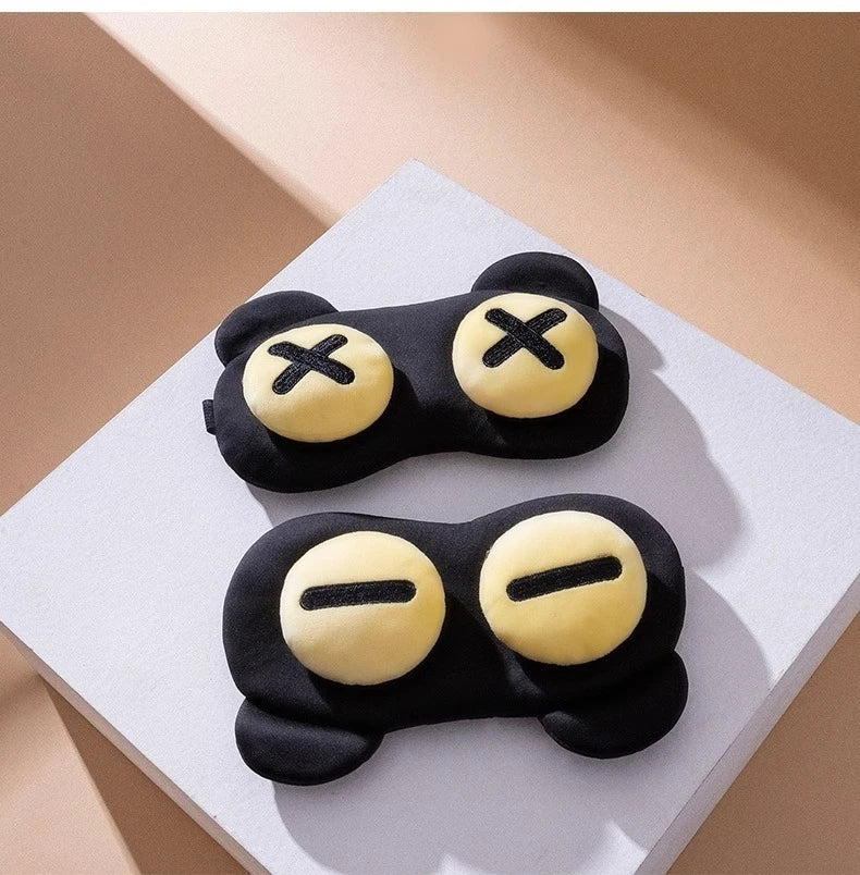 Cute Warm Compress Sleep Eye Mask