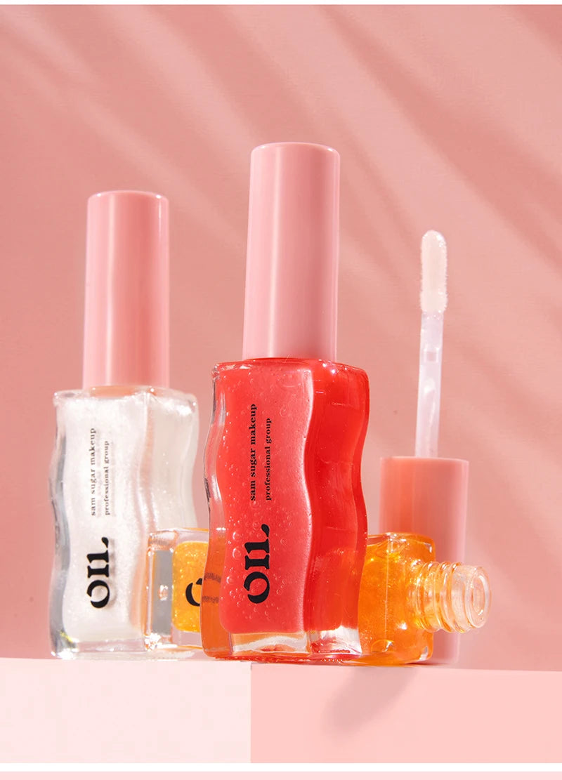 Honey Essence Lip Oil - Moisturizing Fruity Shimmer Gloss