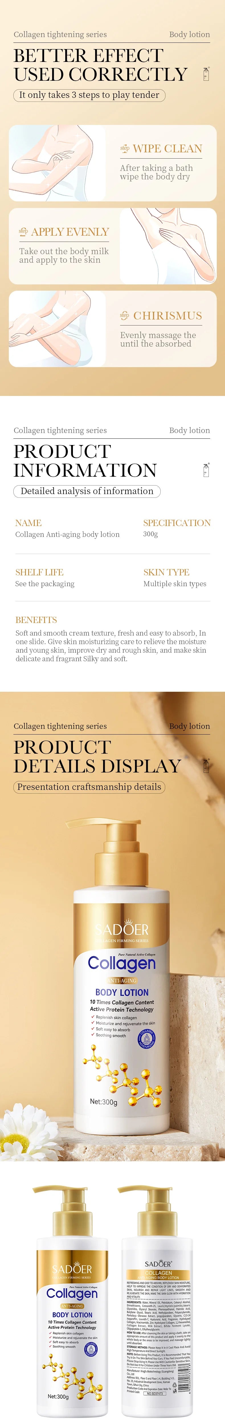 Collagen Milk Cream - Brightening Face & Body Moisturizer